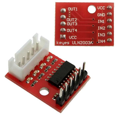 red 5 line phase stepper motor
