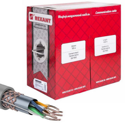 01-0342 sf/utp 5e pvc 4pr 24awg305м