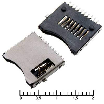 micro-sd smd 10pin switch m
