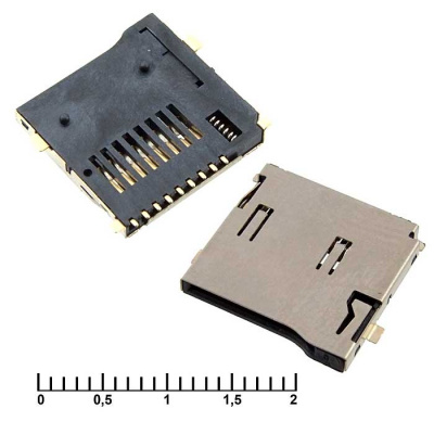 micro-sd smd 9pin ejector