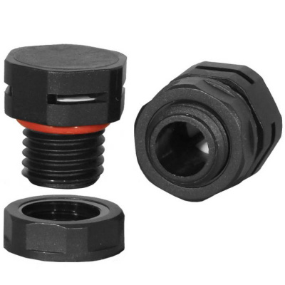 m12x1.5 pa66 black